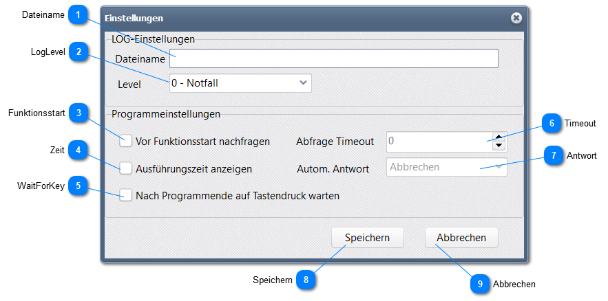 3.2. Menü Einstellungen