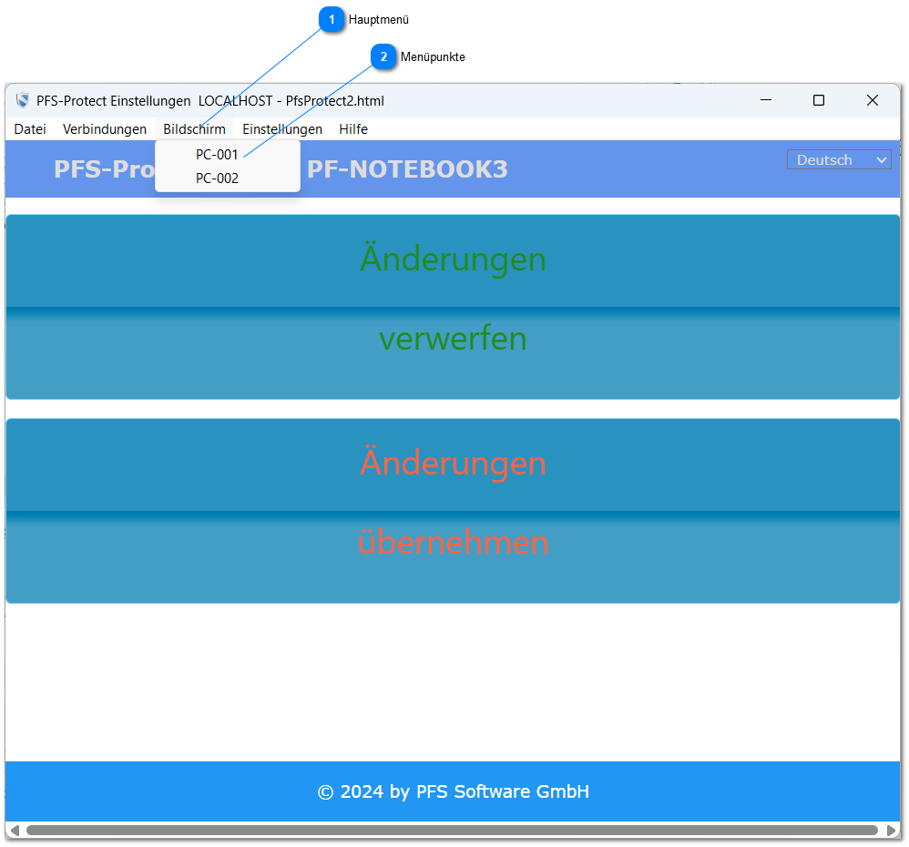4.7. Bildschirmeinsicht