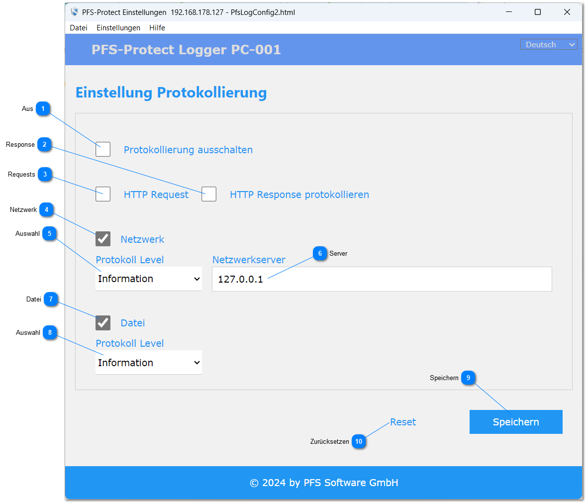 4.4.2. Protokollierung