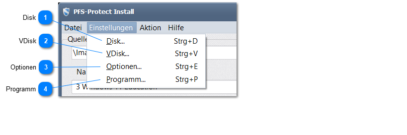 5. Menü: Einstellungen